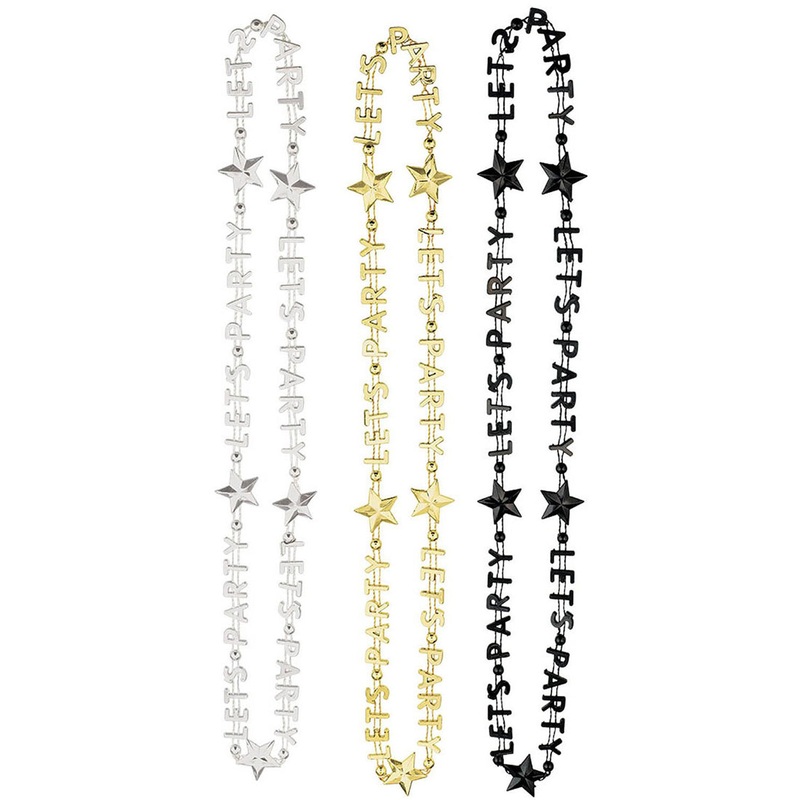 Lets Party Necklace 3 Pack 32 Inches