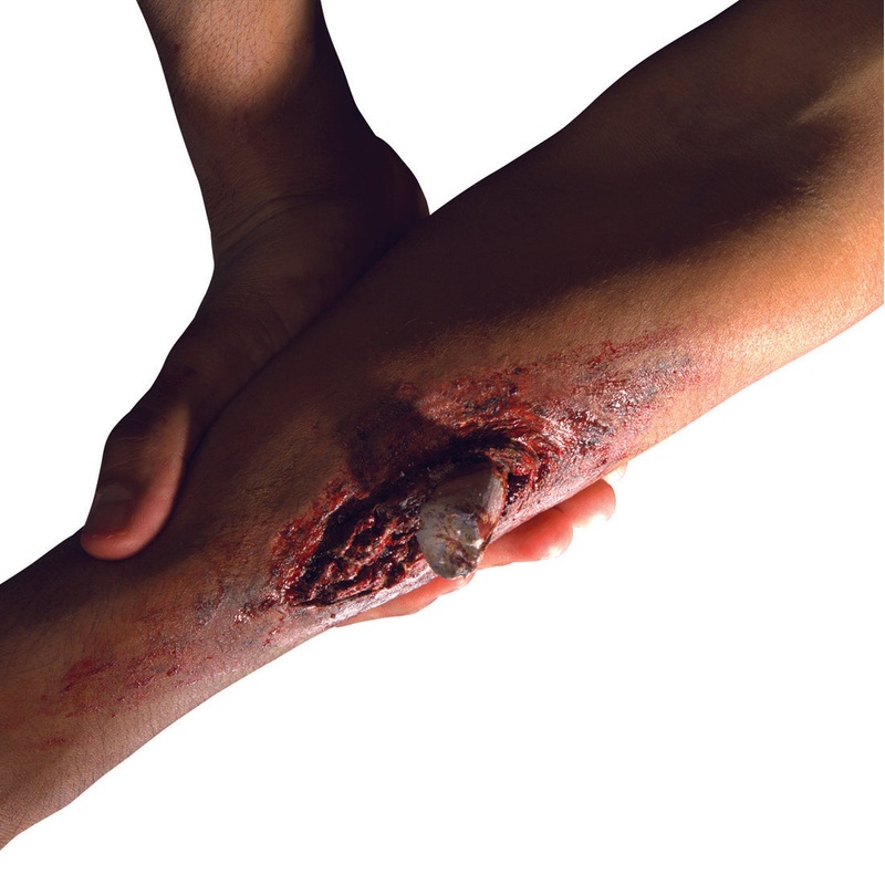 Theatrical Effect Broken Bone Prosthetic Makeup Adult One Size