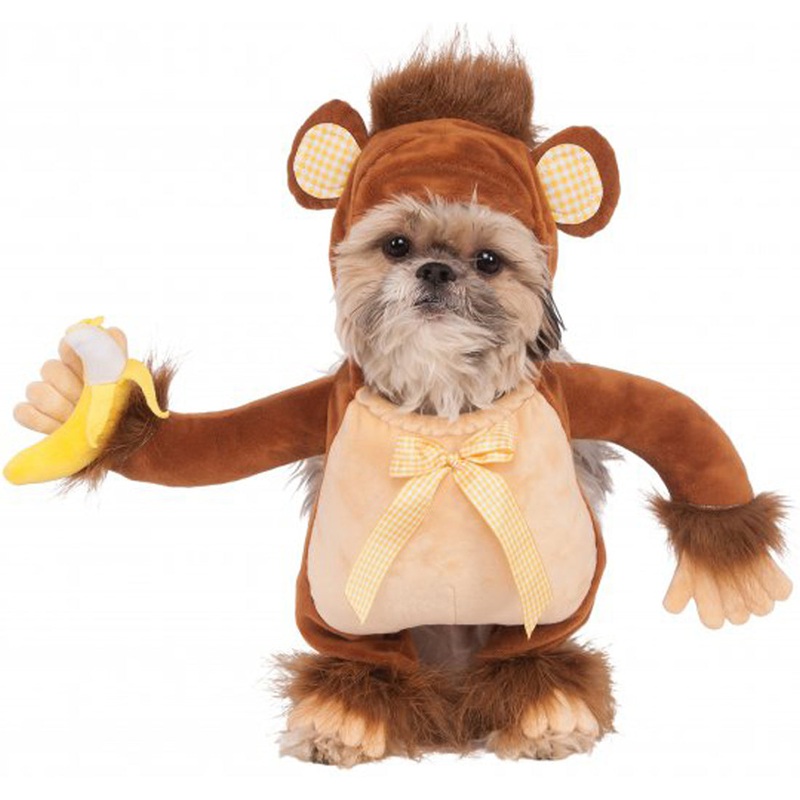 Walking Monkey Pet Costume Medium