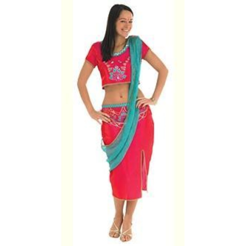 Bollywood Starlet Pink Costume for Adults Standard