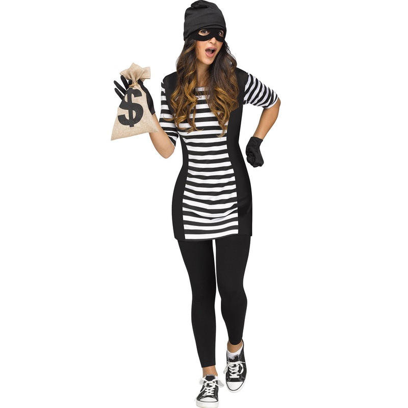 Burglar Babe Adult Costume M/L