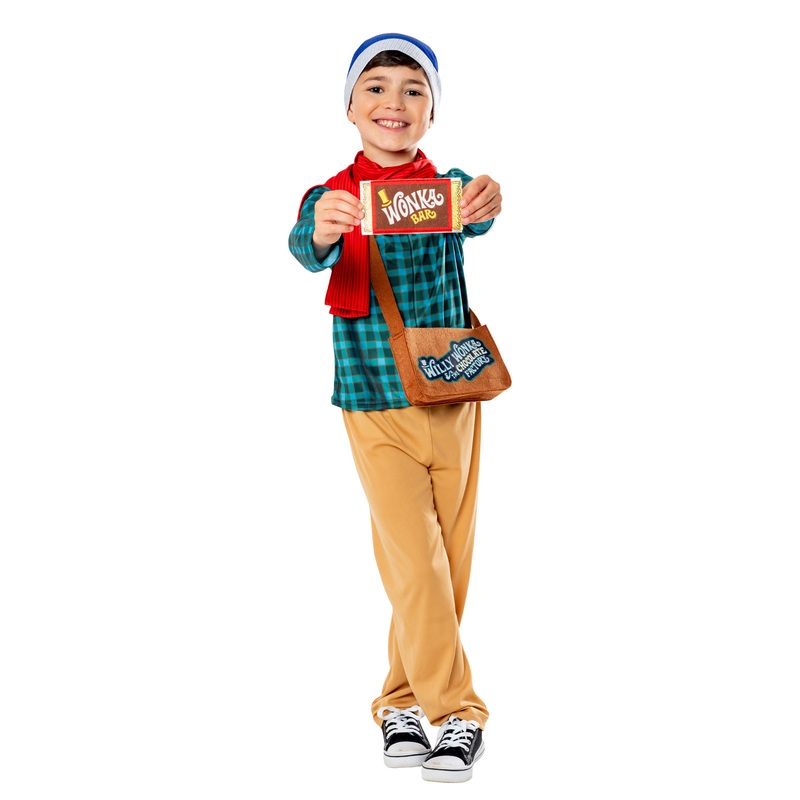 Charlie Bucket Deluxe Costume for Kids - Charlie and the Chocolate Factory Small (3-4 Yrs)