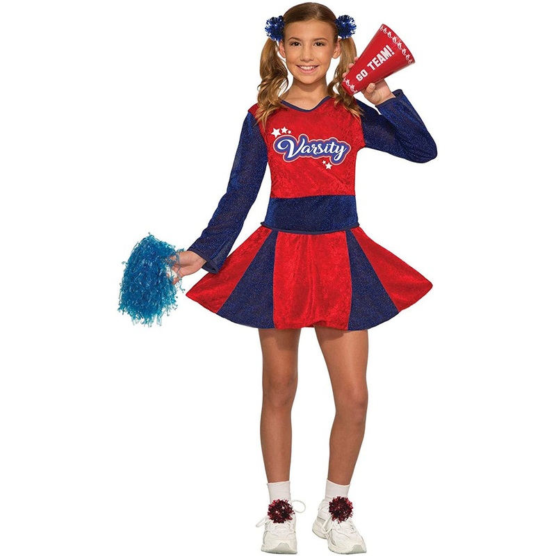 Cheerleader Child Costume Large