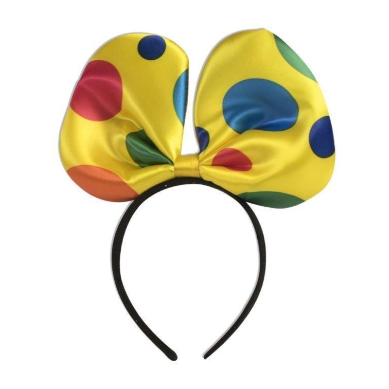 Clown Polka Dot Headband for Adults