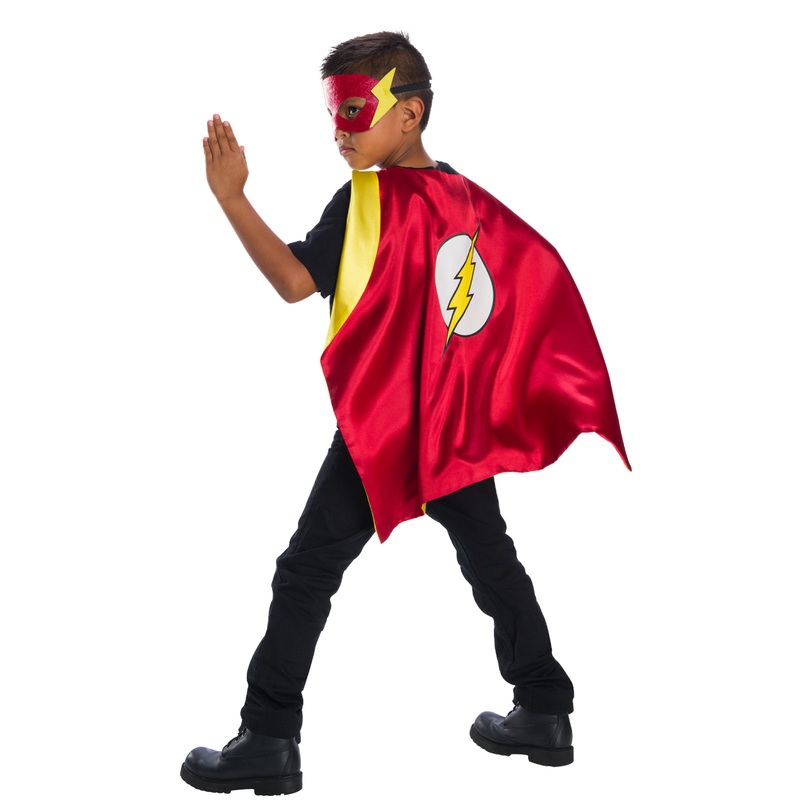 Flash Cape and Mask Set for Kids - DC Comics