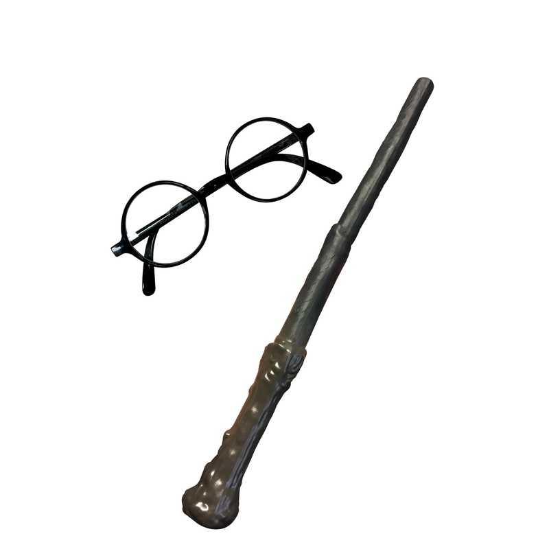 Harry Potter Glasses & Wand Kit - Harry Potter One Size