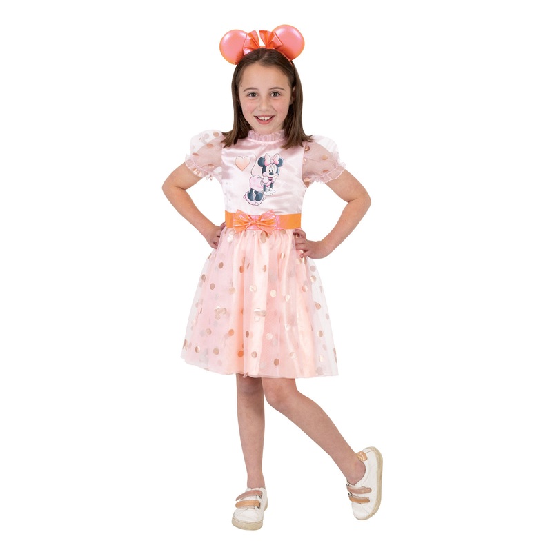 Minnie Mouse Deluxe Costume for Kids - Disney Mickey Mouse Small (4-6 Yrs)