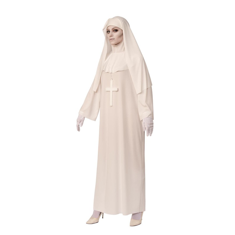 Nun White Costume for Adults Standard