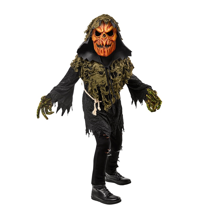 Pumpkin Ghoul Costume for Kids Medium (5-7 Yrs)