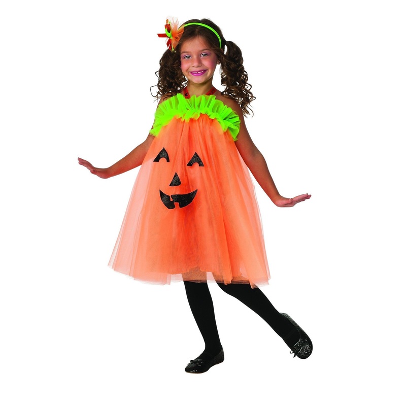 Pumpkin Tutu Costume for Kids Small (3-4 Yrs)