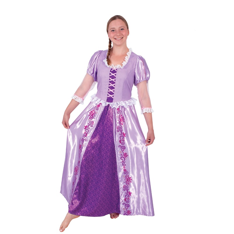 Rapunzel Deluxe Costume for Adults - Disney Tangled Small
