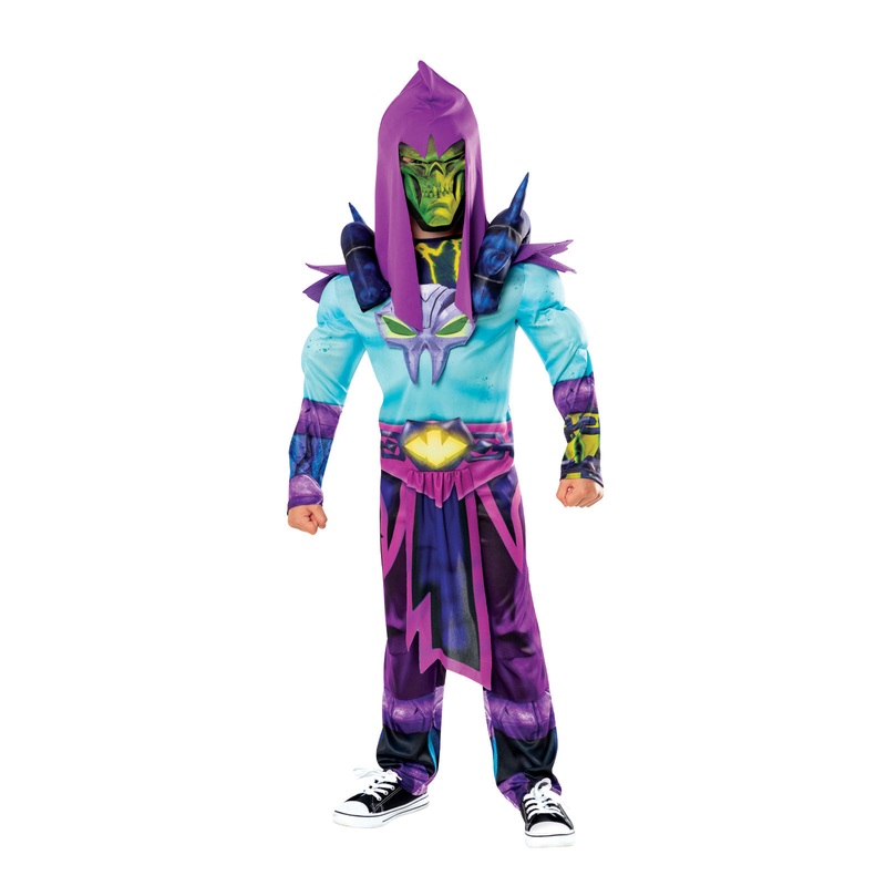 Skeletor Deluxe Costume for Kids - Masters of the Universe Small (3-4 Yrs)
