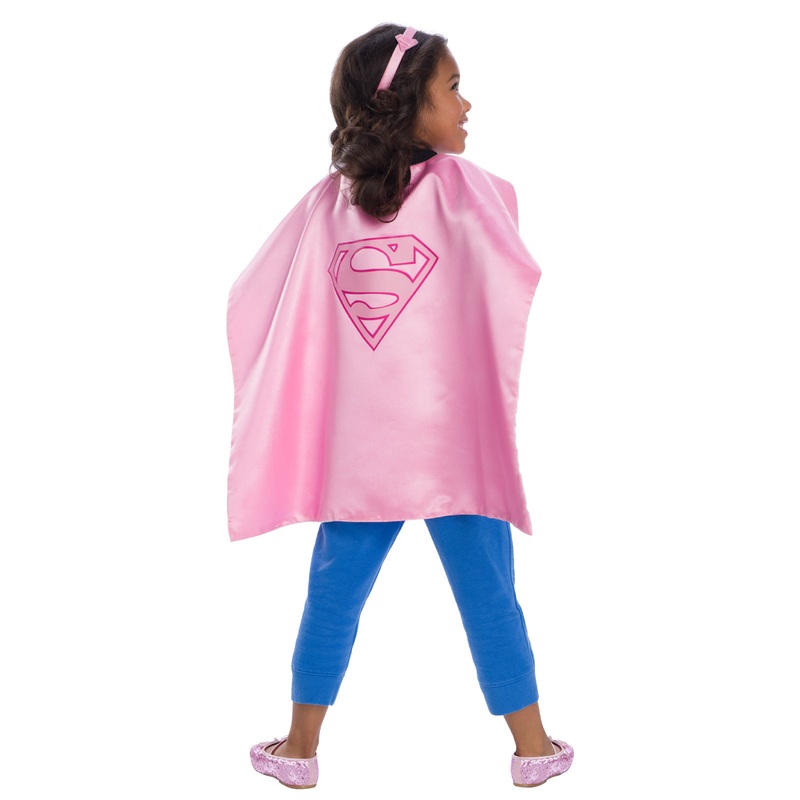 Supergirl Cape and Headband Set for Kids - DC Comics