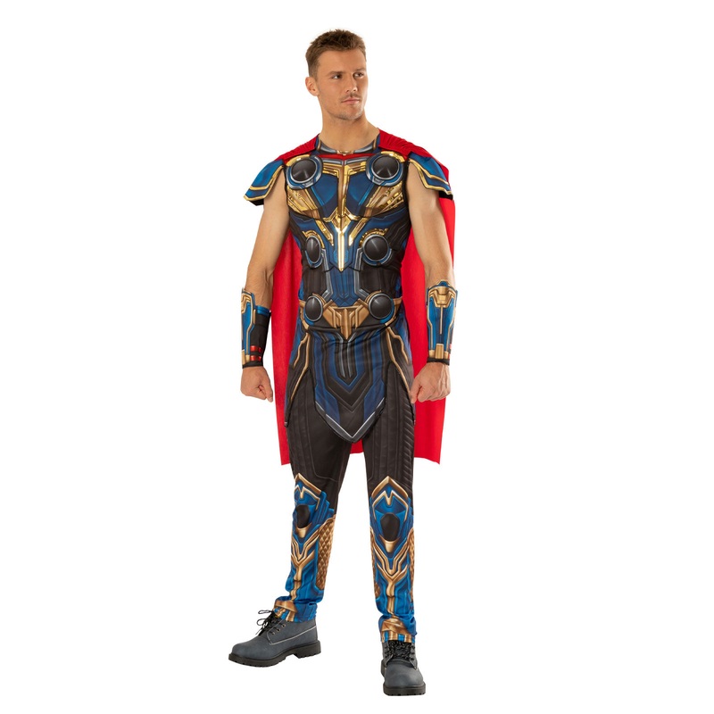 Thor Deluxe Costume for Adults - Marvel Thor: Love & Thunder Standard