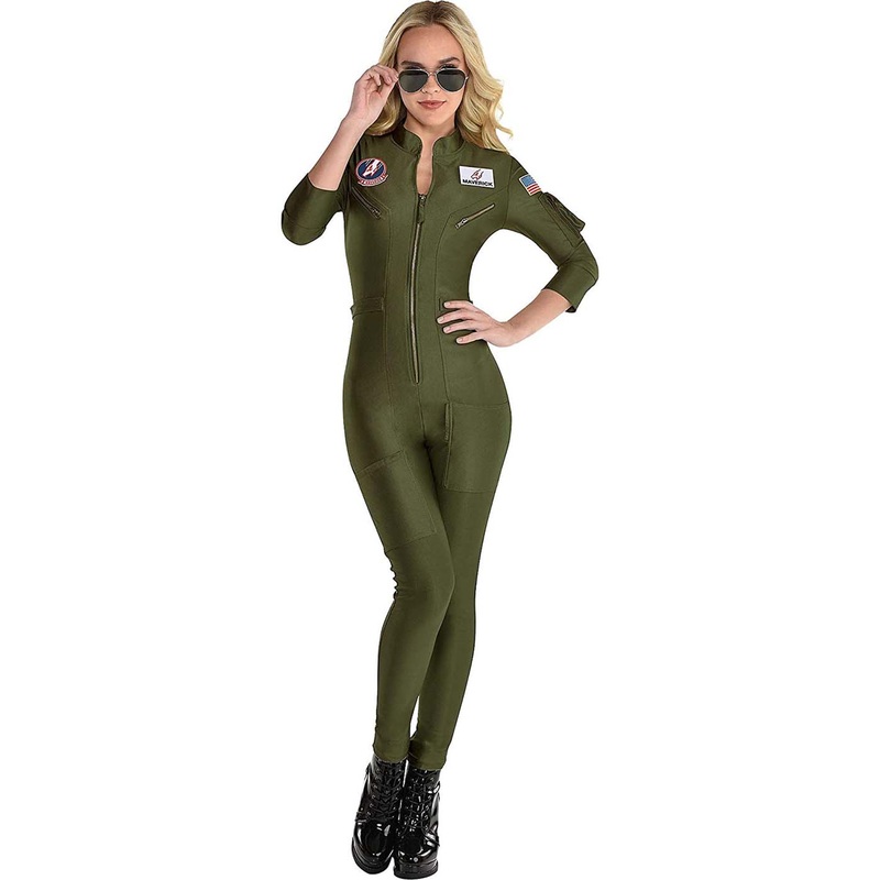 Top Gun Maverick Flight Woman Costume Large