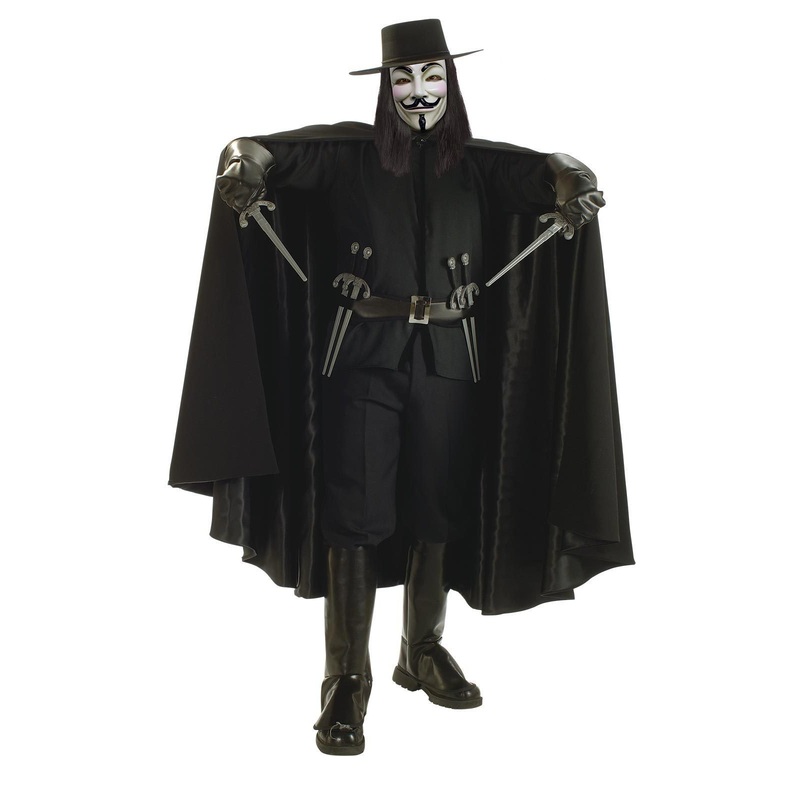 V For Vendetta Grand Heritage Costume for Adults Standard