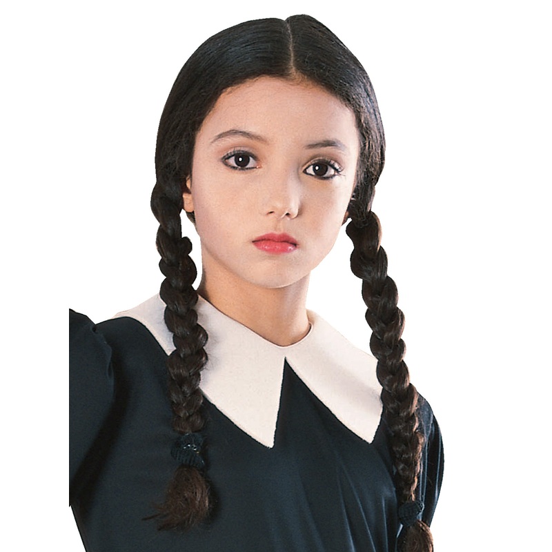 Wednesday Addams Wig for Kids - The Addams Family One Size