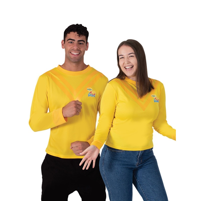 Yellow Wiggle 30th Anniversary Top for Adults - The Wiggles Small