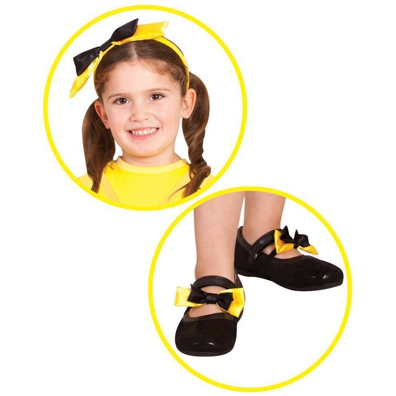 Yellow Wiggle Headband and Shoe Bow Set - The Wiggles