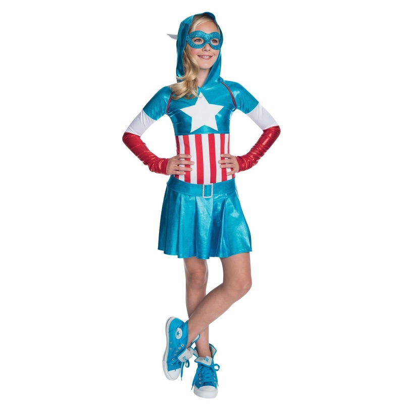 American Dream Hoodie Dress for Kids and Tweens - Marvel Avengers Medium (5-7 Yrs)