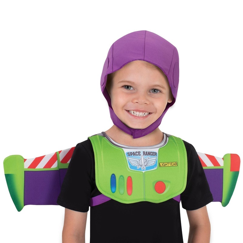 Buzz Lightyear Wings & Snood Accessory Set for Kids - Disney Pixar Toy Story 4 One Size