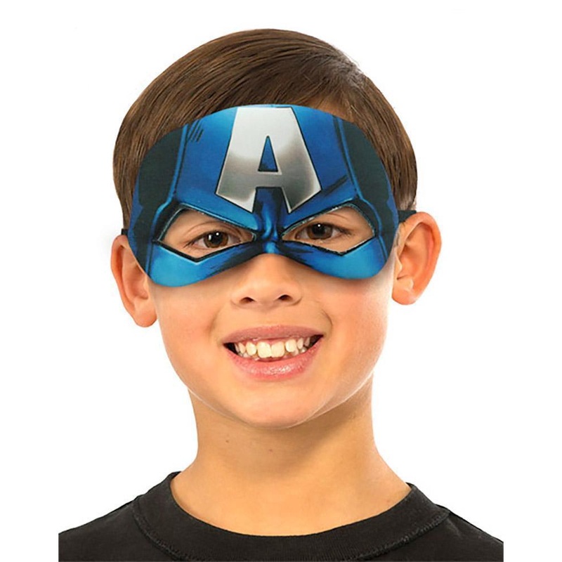 Captain America Plush Eye Mask for Kids - Marvel Avengers