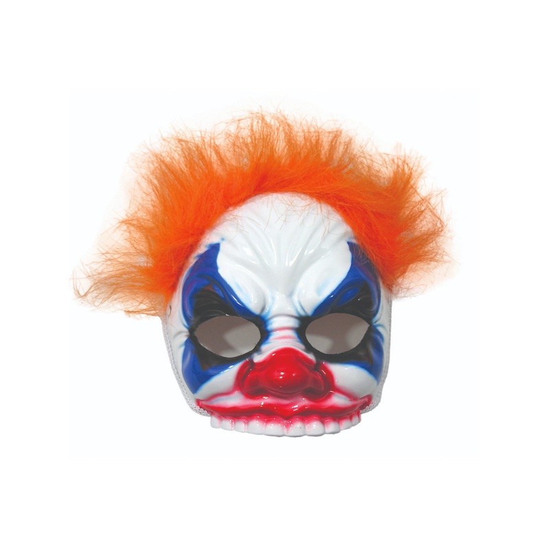 Evil Clown Mask with Hair