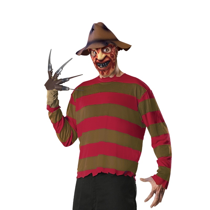 Freddy Krueger Costume Set for Adults - Nightmare on Elm St Standard