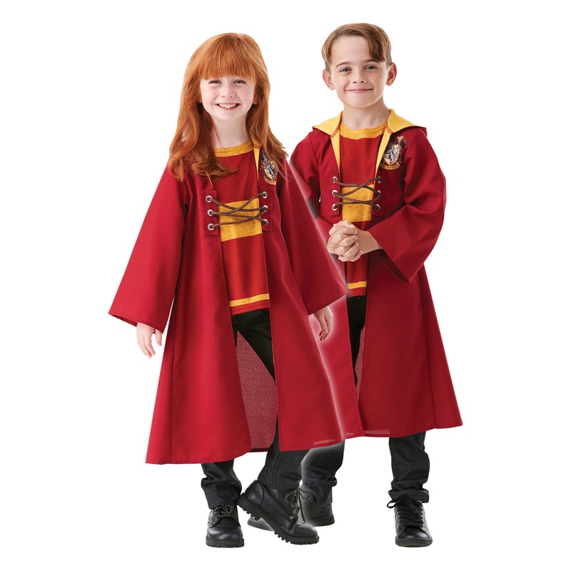 Harry Potter Quidditch Hooded Robe for Kids - Harry Potter Medium (6+ Yrs)