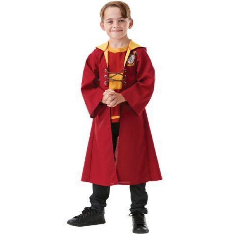 Quidditch Hooded Robe For Kids & Tweens - Harry Potter Medium (5-6 Yrs)
