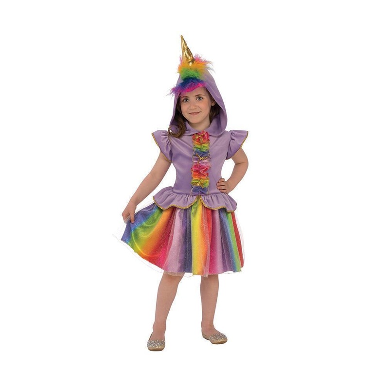 Rainbow Unicorn Costume for Toddlers & Kids Toddler (1-3 Yrs)