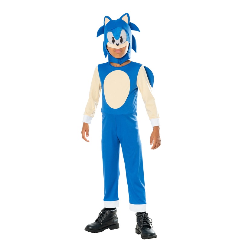 Sonic the Hedgehog Costume for Kids - Sonic the Hedgehog Small (3-4 Yrs)