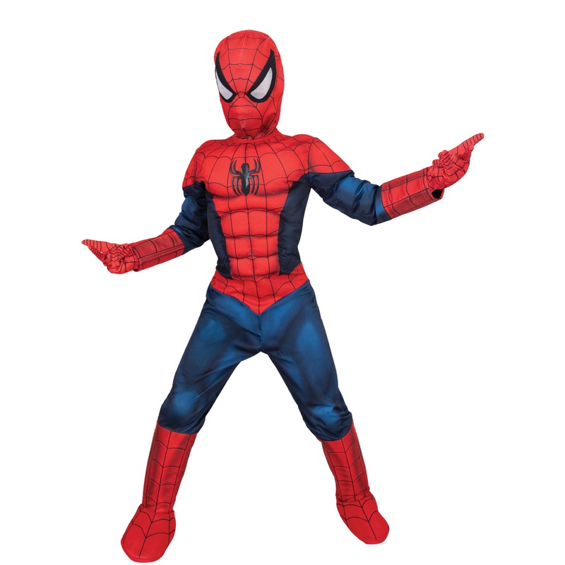 Spider-Man Premium Costume for Kids - Marvel Spider-Man Small (3-5 Yrs)
