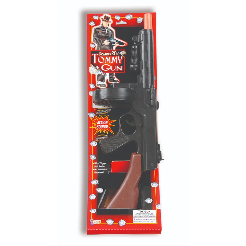 Toy Machine Gun Gangster Prop - Black