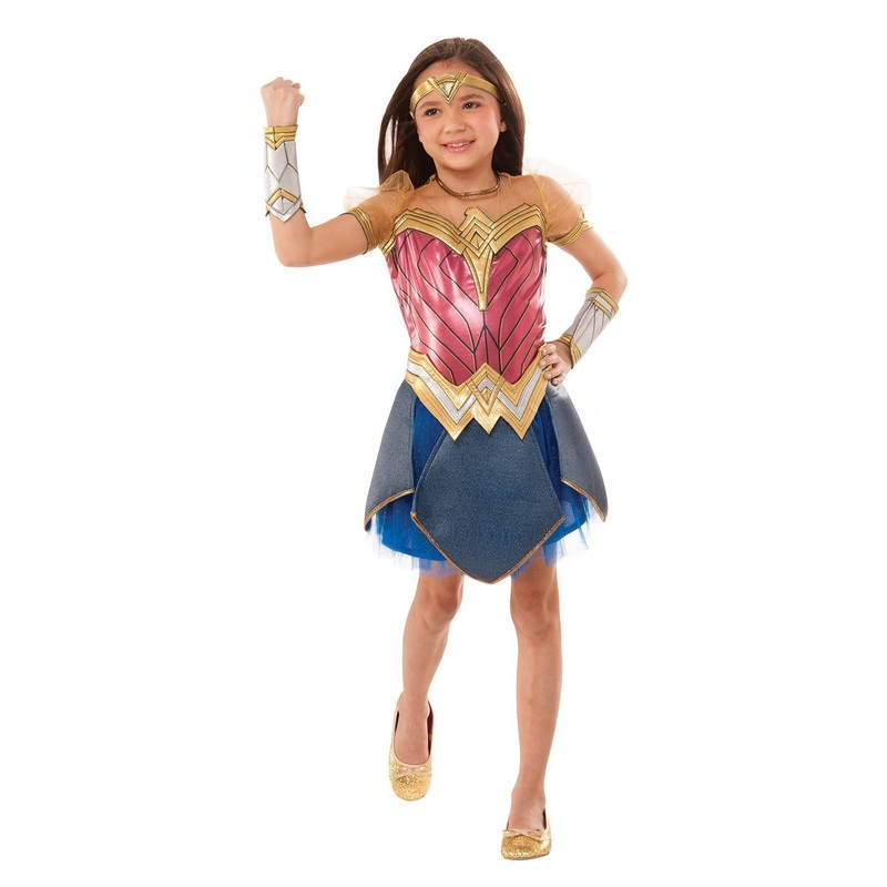 Wonder Woman Deluxe Costume for Kids - Dawn of Justice Small (3-5 Yrs)