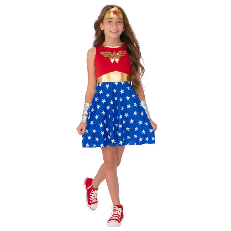 Wonder Woman Tutu Costume for Kids - DC Comics Small (4-6 Yrs)
