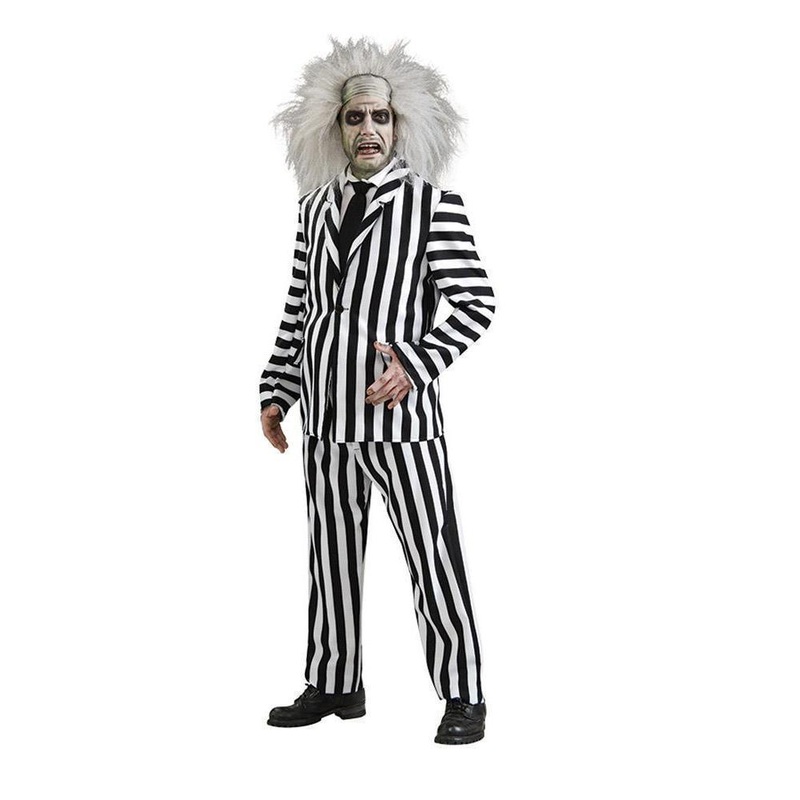 Beetlejuice Deluxe Costume for Adults - Beetlejuice Standard