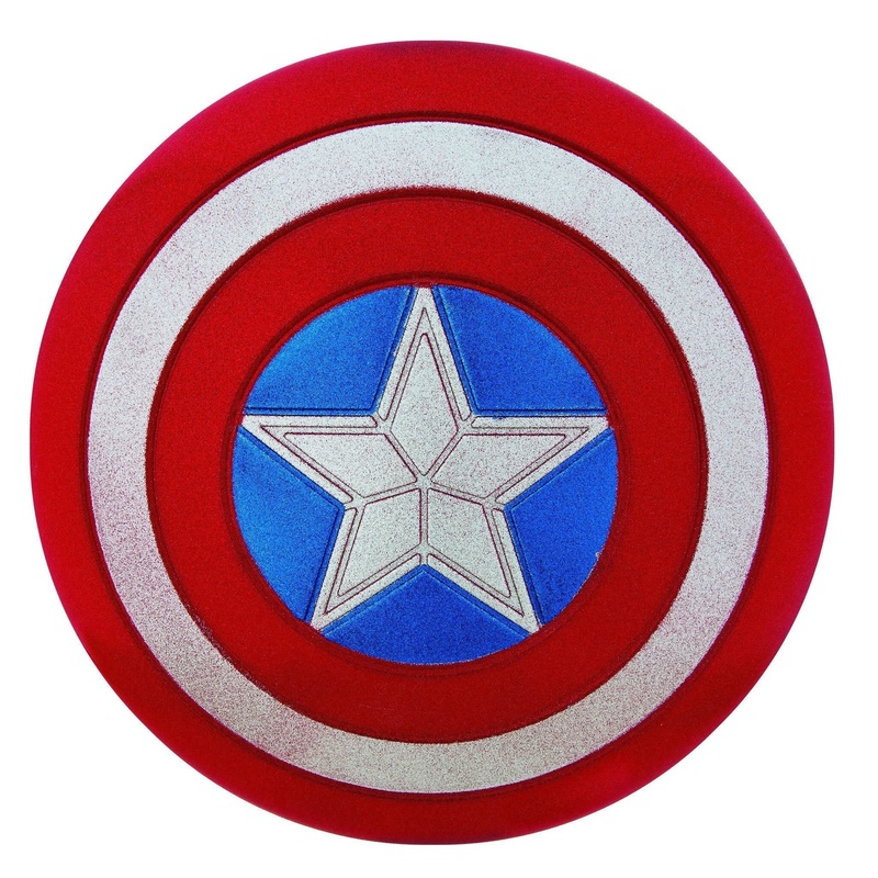 Captain America 12" Glitter Shield - Marvel Avengers