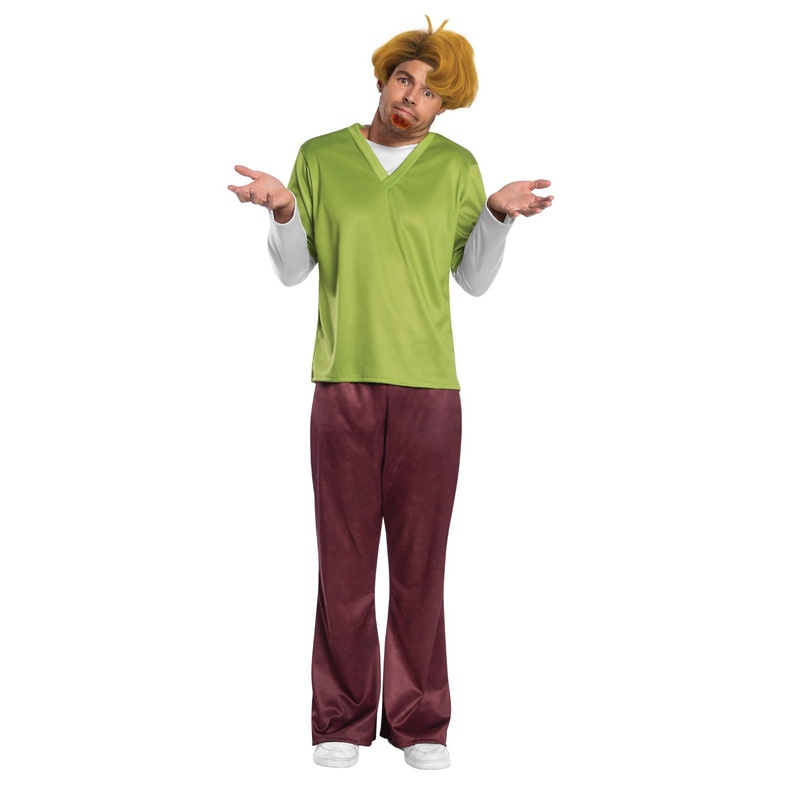 Shaggy Costume for Adults - Scoob Movie Medium