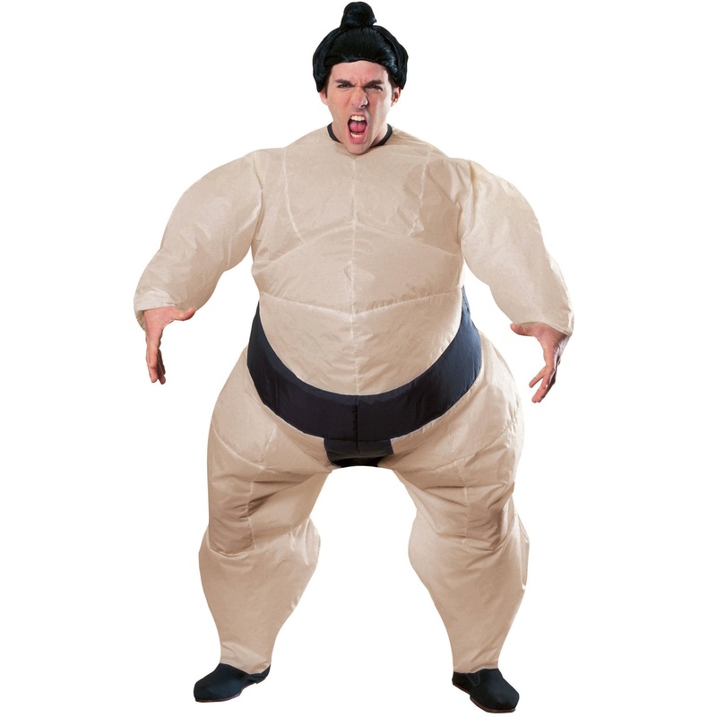 Sumo Wrestler Inflatable Costume for Adults Standard