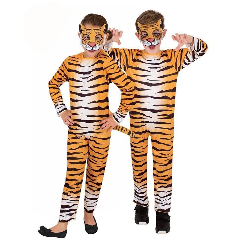 Tiger Costume for Kids Small (3-5 Yrs)