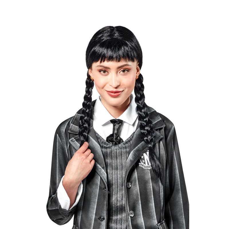 Wednesday Addams Wig for Adults - Wednesday (Netflix) One Size
