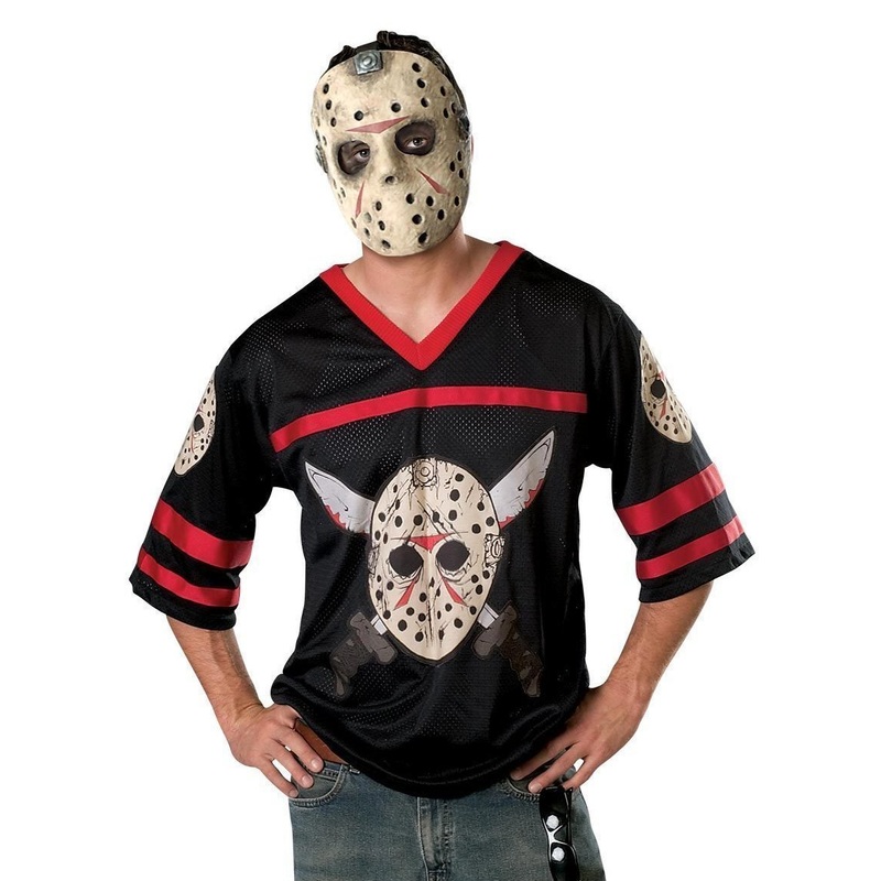 Jason Voorhees Hockey Jersey Costume for Adults - Friday the 13th Small
