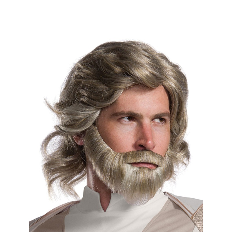 Luke Skywalker Beard and Wig Set for Adults - Star Wars