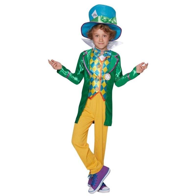 Mad Hatter Deluxe Costume for Tweens - Disney Alice in Wonderland Extra Large (9-10 Yrs)
