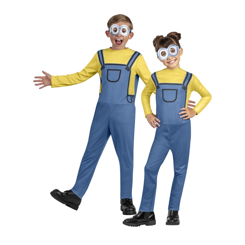 Minions Unisex Costume for Kids - Minions The Rise of Gru Medium (6-8 Yrs)