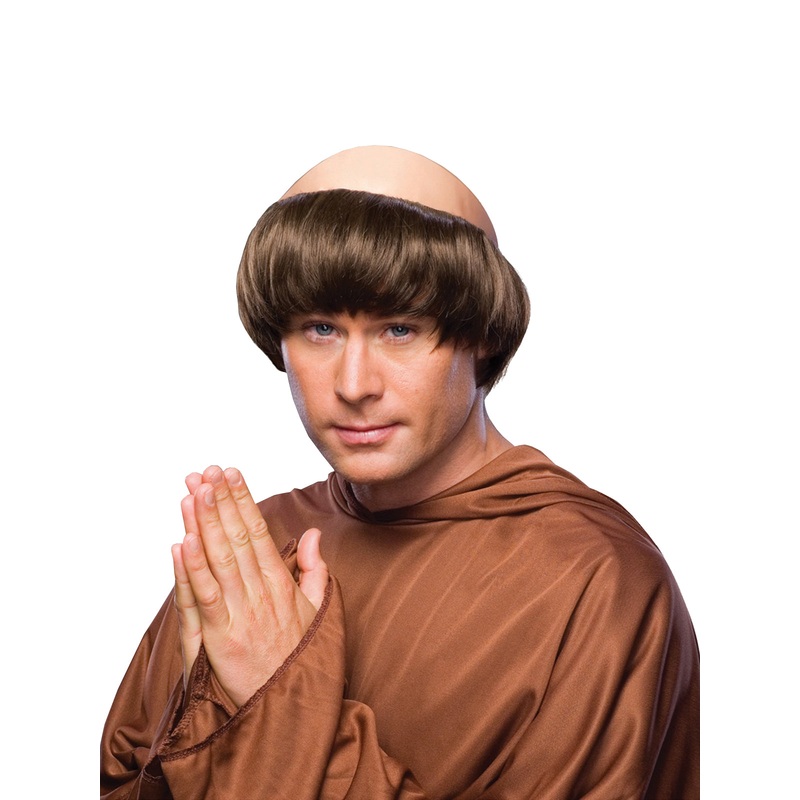 Monk Wig for Adults