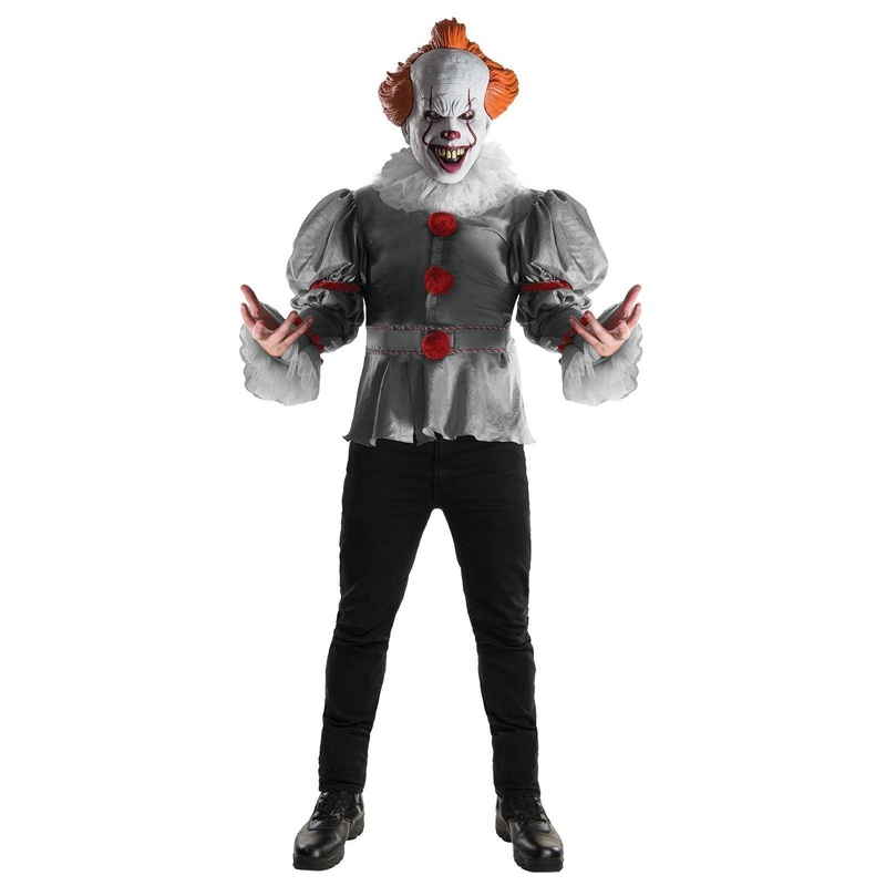 Pennywise Deluxe Costume for Adults - IT Movie 2017 Standard