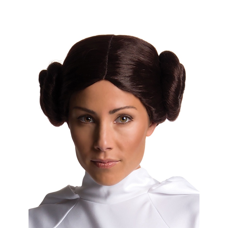 Princess Leia Bun Wig for Adults - Star Wars