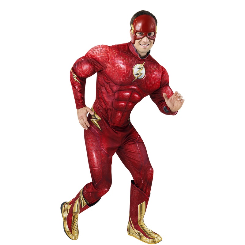 The Flash Deluxe Costume for Adults - The Flash Movie Medium